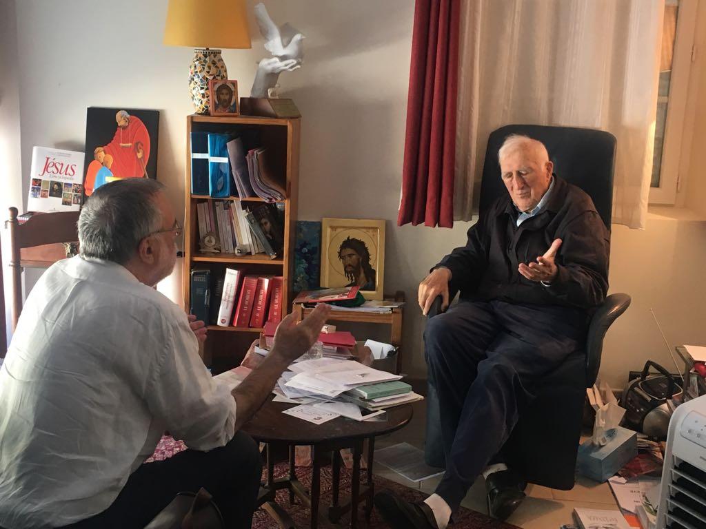 Andrea Riccardi visits Jean Vanier in Paris: a long friendship by the side of the vulnerable
